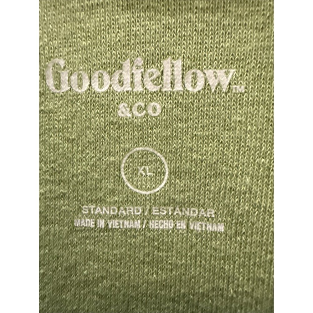 Goodfellow &Co Polo Mens Size XL Short Sleeve Crew Neck T Shirts Green Terryclot - Picture 3 of 10